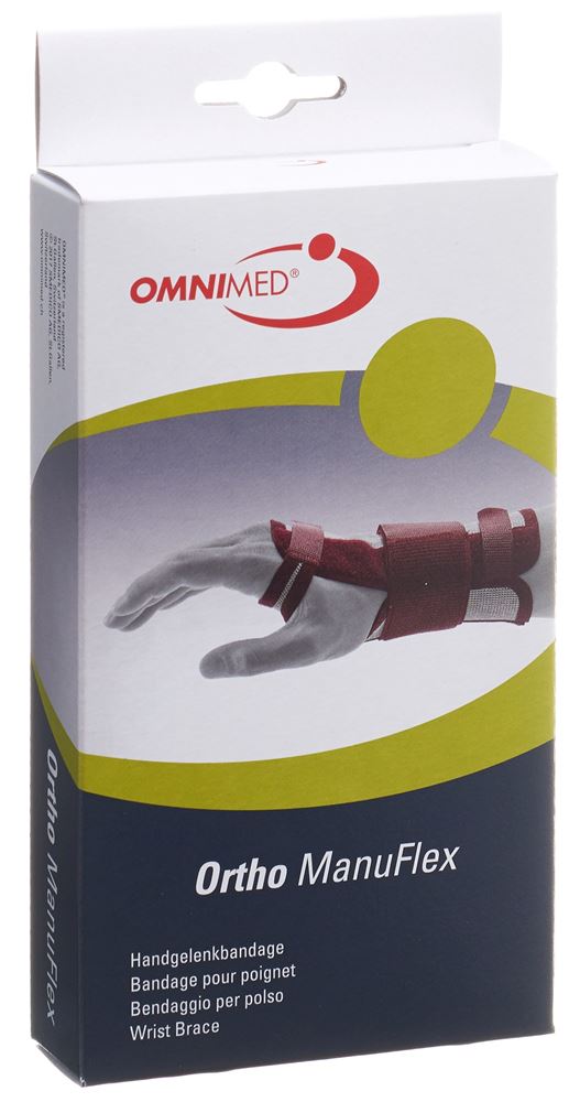Omnimed ortho manu flex band polso XS 16cm sinistra gr/b