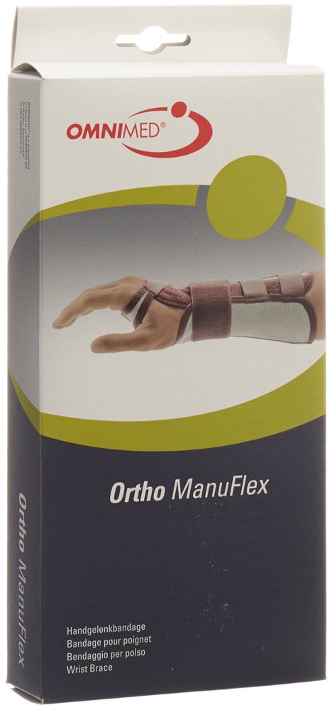 Omnimed ortho manu flex band polso XS 22cm destra gr/b
