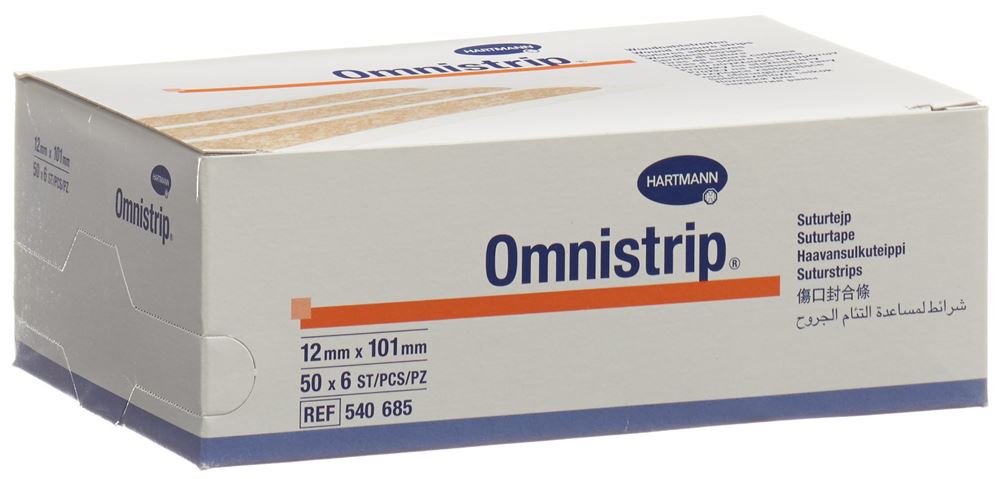 Omnistrip Wundnahtstreifen 12x101mm 300 Stk