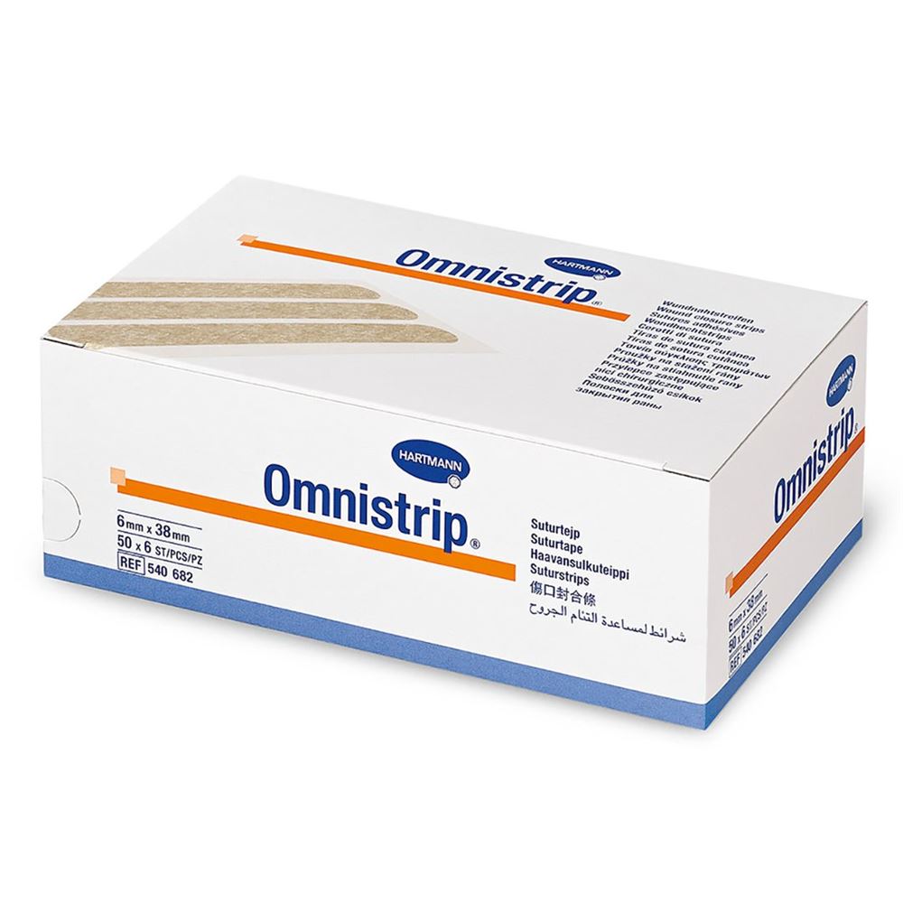 Omnistrip Wundnahtstreifen 6x101mm 50 x 10 Stk