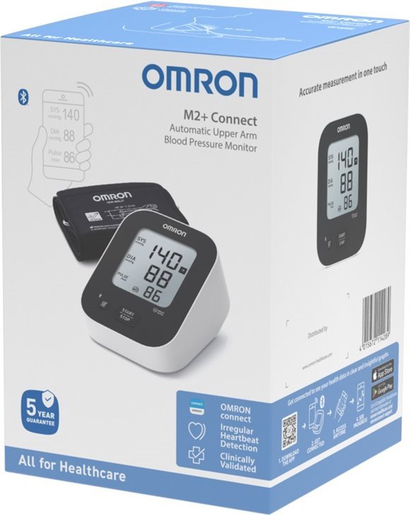 Omron tensiomètre pour le bras M2+ Connect service gratuit inclus