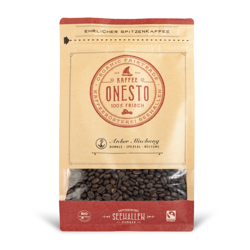 Onesto caffè in grani miscela anker busta 500 g