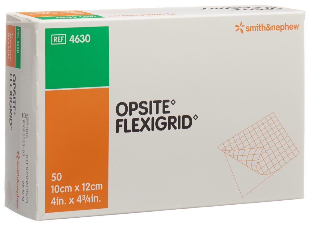 Opsite Flexigrid Wundverband 10x12cm Btl 50 Stk