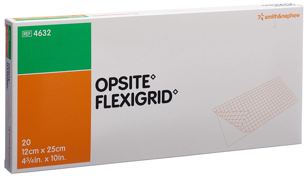 Opsite Flexigrid Wundverband 12x25cm Btl 20 Stk