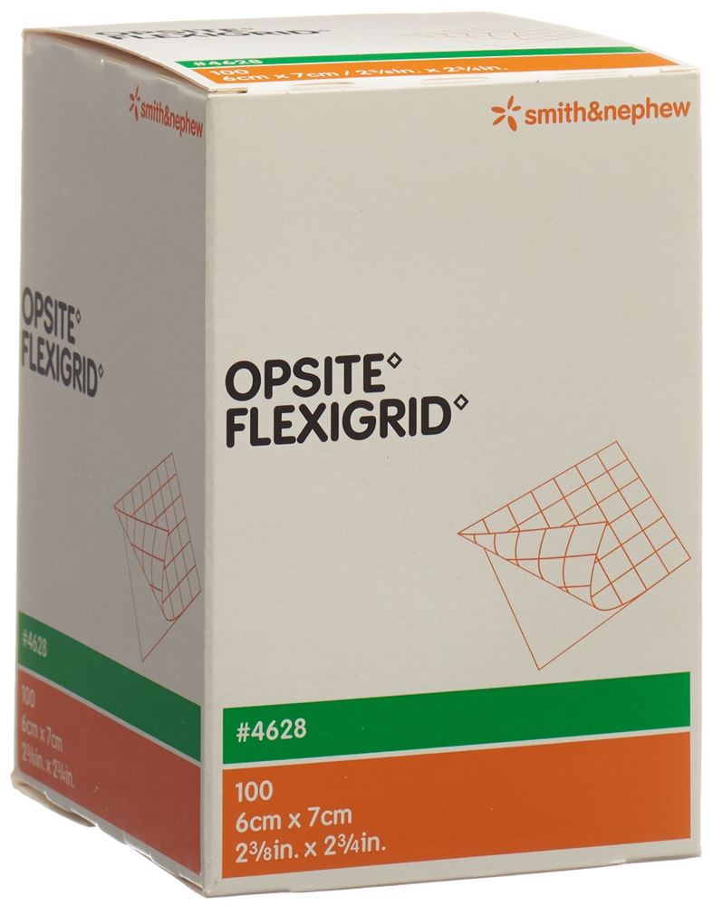 Opsite Flexigrid Wundverband 6x7cm Btl 100 Stk