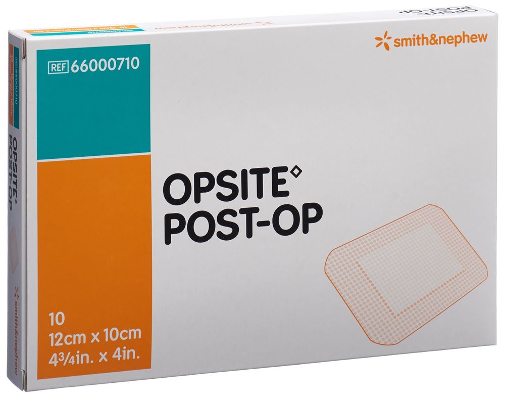 Opsite Post OP Folienverband 12x10cm steril Btl 10 Stk