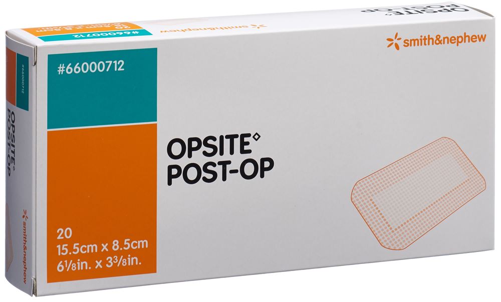 Image of Opsite Post OP Folienverband 15.5x8.5cm steril 20 Btl