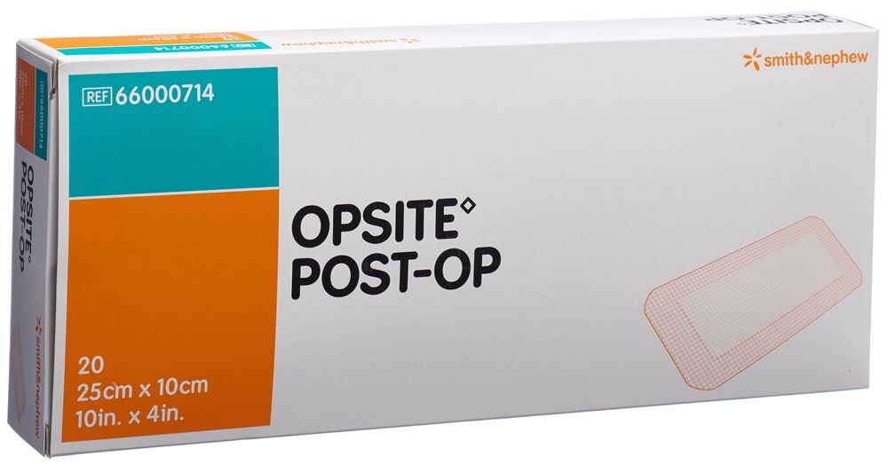 Opsite Post OP Folienverband 25x10cm steril 20 Btl