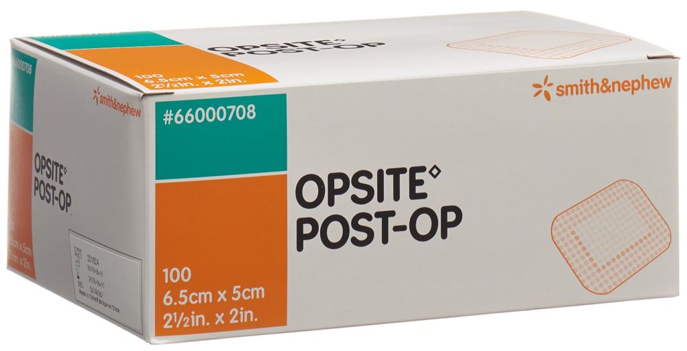 Opsite Post OP Folienverband 6.5x5cm steril 100 Btl