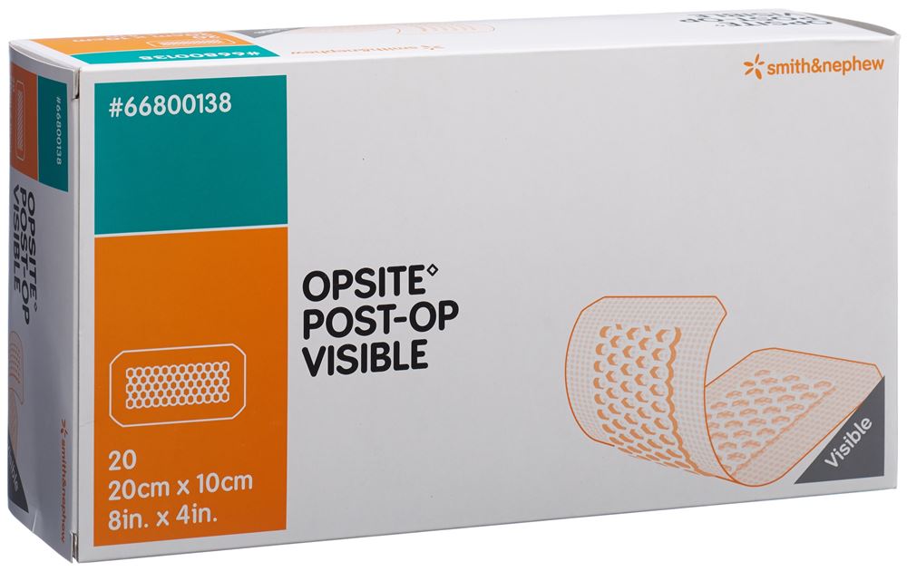 Image of Opsite Post OP Visible transparenter Wundverband 20x10cm 20 Stk