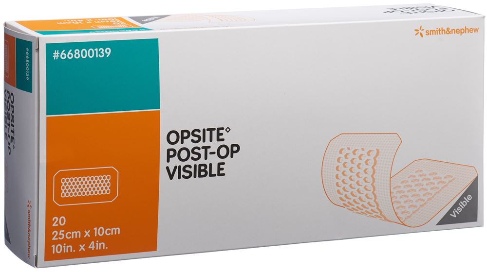 Image of Opsite Post OP Visible transparenter Wundverband 25x10cm 20 Stk