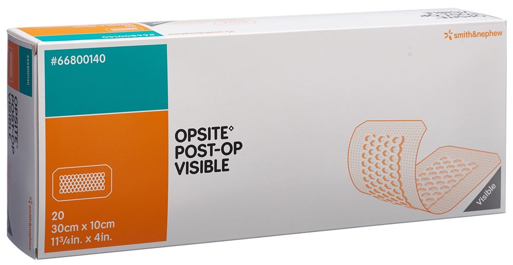 Image of Opsite Post OP Visible transparenter Wundverband 30x10cm 20 Stk