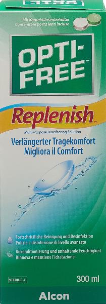Opti Free RepleniSH solution de décontamination fl 300 ml