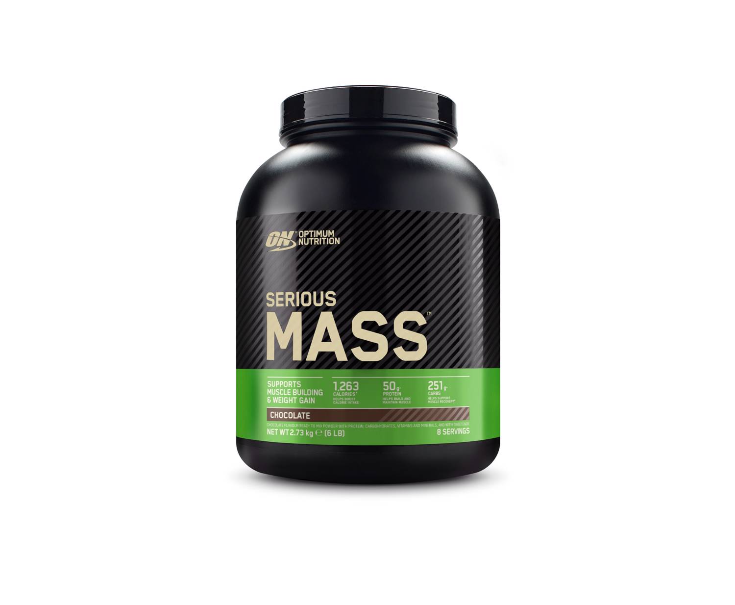Optimum Serious Mass Chocolate 6lb confezione 2730 g