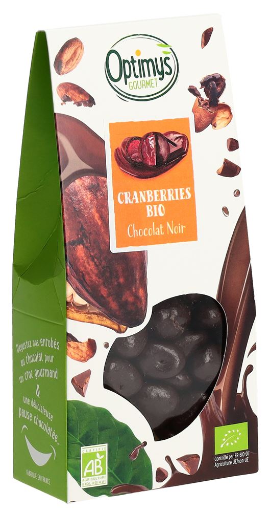 Image of Optimys Cranberries Choco 150 g