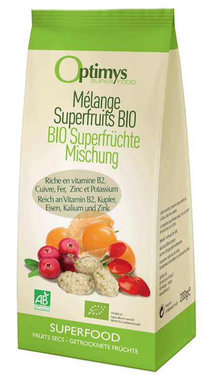 Optimys Mix di superfrutti bio 200 g