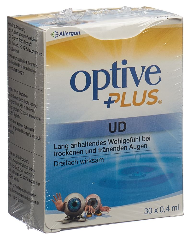 Image of Optive Plus UD Augen-Pflegetropfen 30 Monodos 0.4 ml