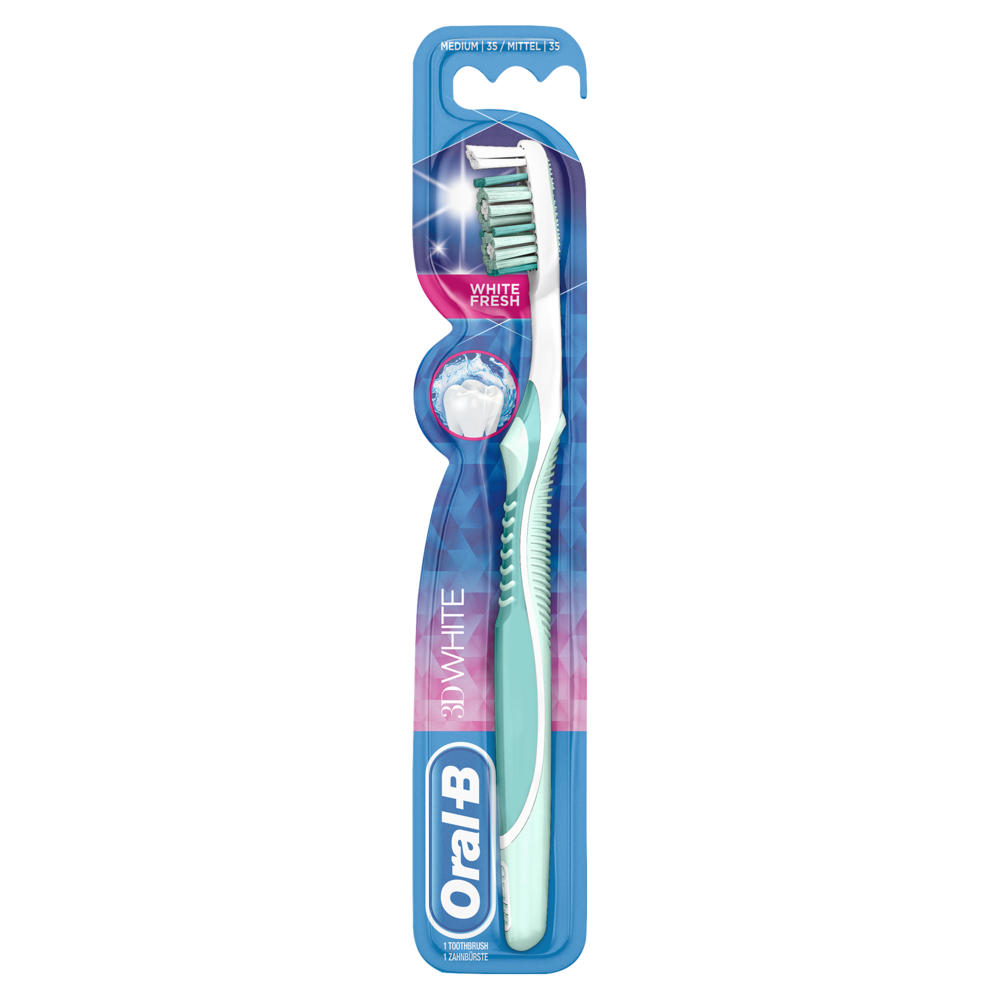 Oral-B 3D White Zahnbürste 35 mittel Kurzkopf