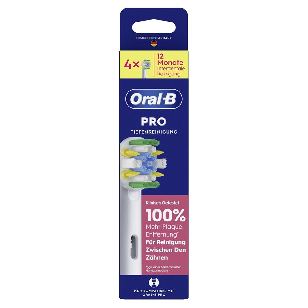 Oral-B Pro Tiefenreinigung 4er Aufsteckbürsten