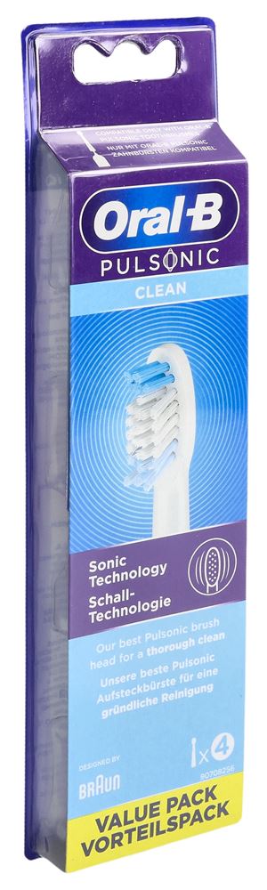 Oral-B (Pi-Gax) Aufsteckbürsten Pulsonic Clean 4 Stk