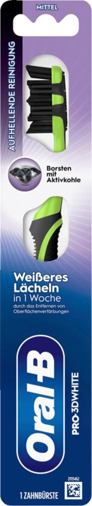 Image of Oral-B Pro 3DWhite Handzahnbürste Aktivkohle 40 Medium