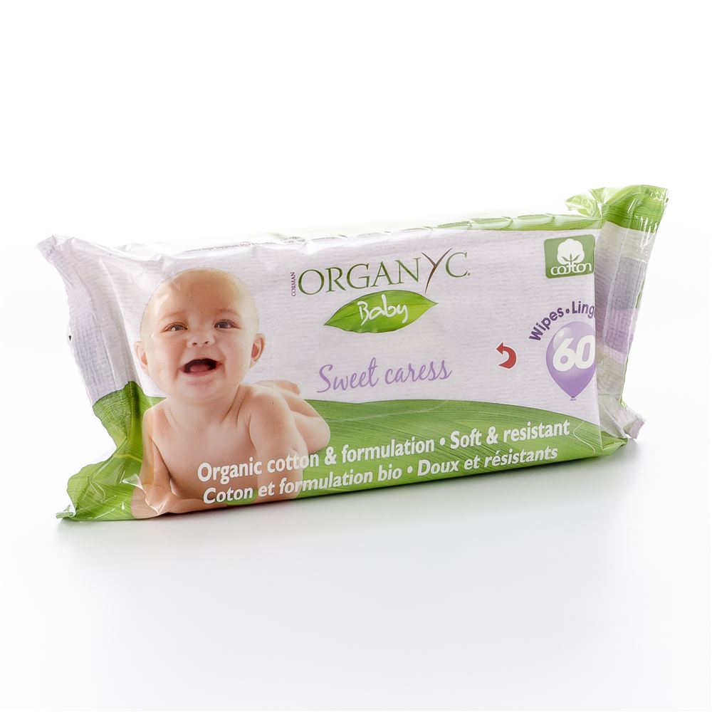 Image of Organyc Feuchttücher Baby 60 Stk