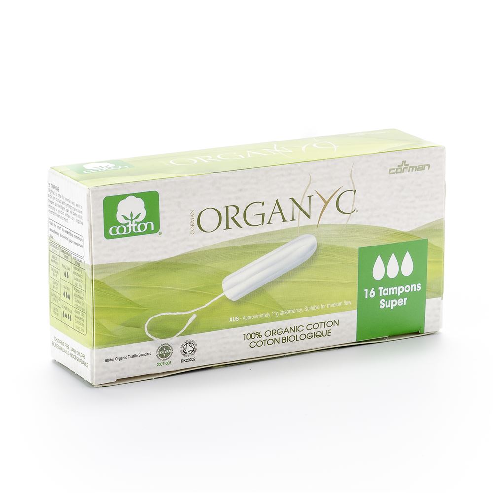 Organyc tamponi super 16 pezzi