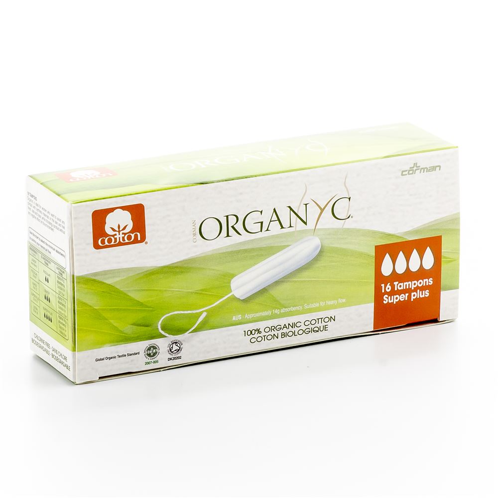 Organyc tamponi super plus 16 pezzi