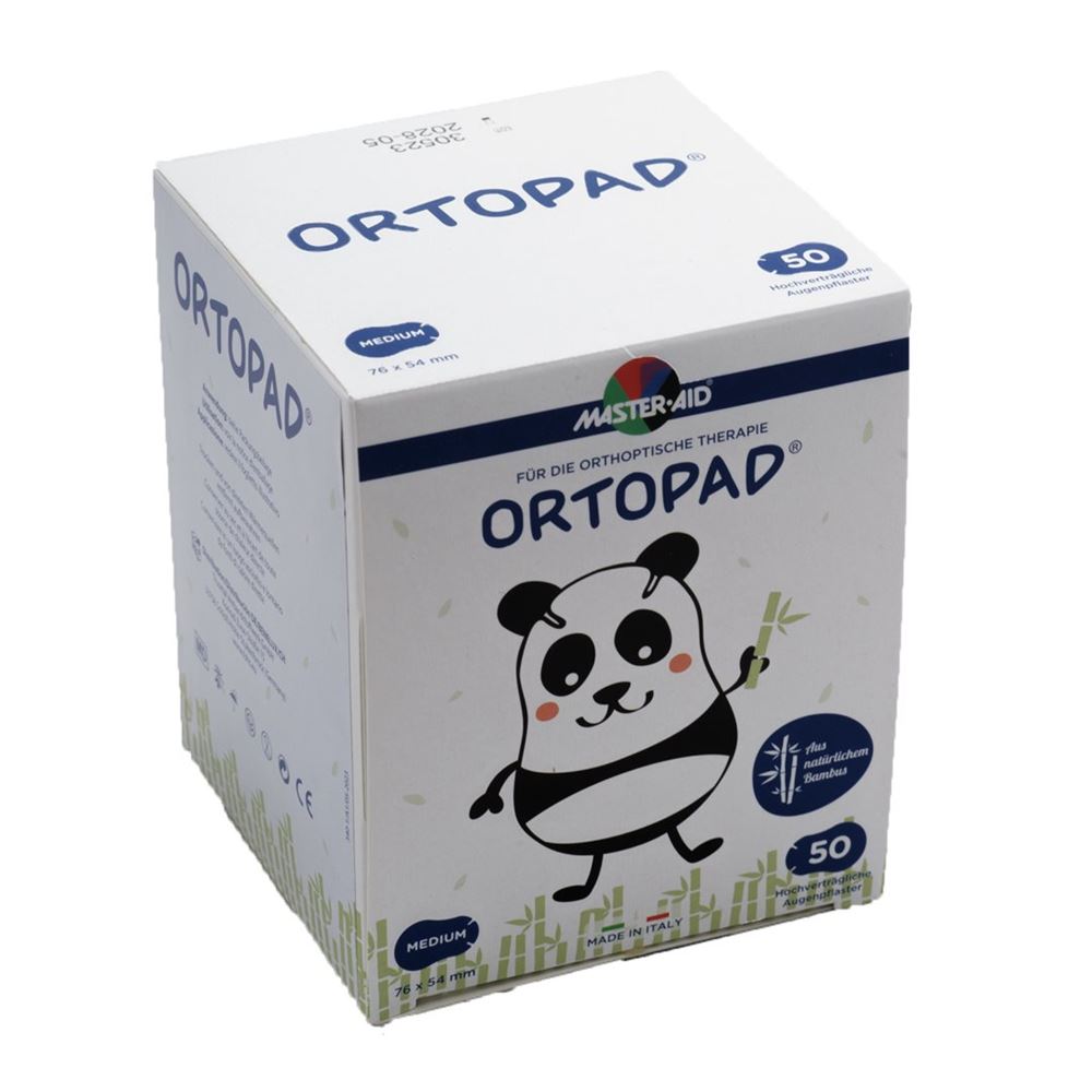 Image of Ortopad Occlusionspflaster Medium weiss 2-4 Jahre 50 Stk