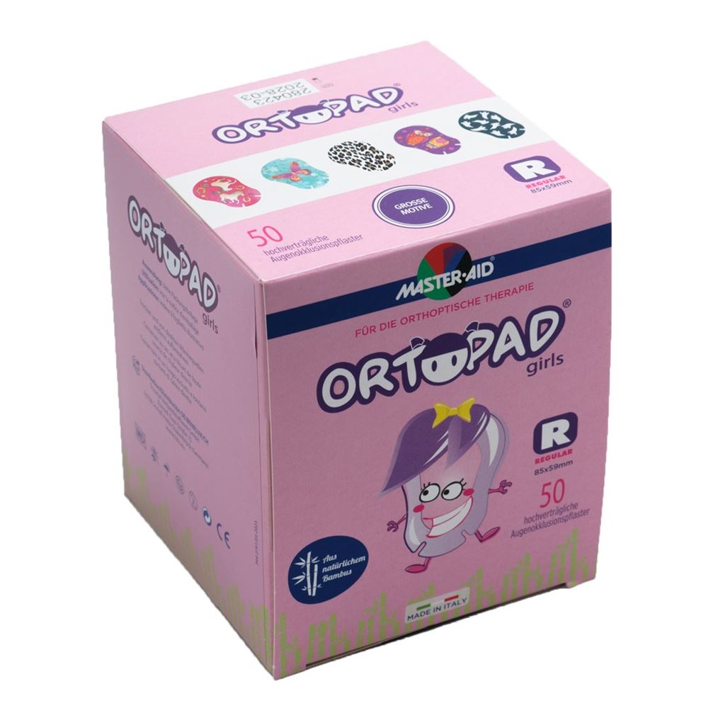 Ortopad Occlusionspflaster Regular Girls ab 4 Jahre 50 Stk