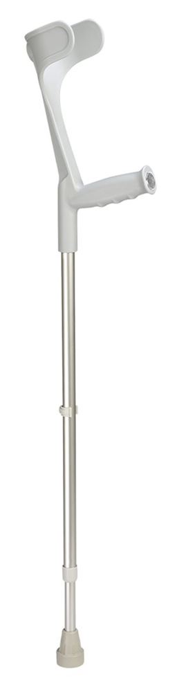 Image of Ossenberg Krücke alu/grau Hartgriff 140kg 1 Paar