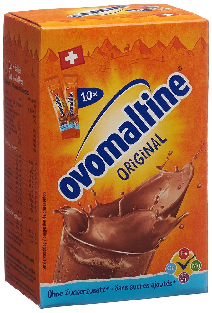 Ovomaltine Original pdr stickpack 10 x 15 g