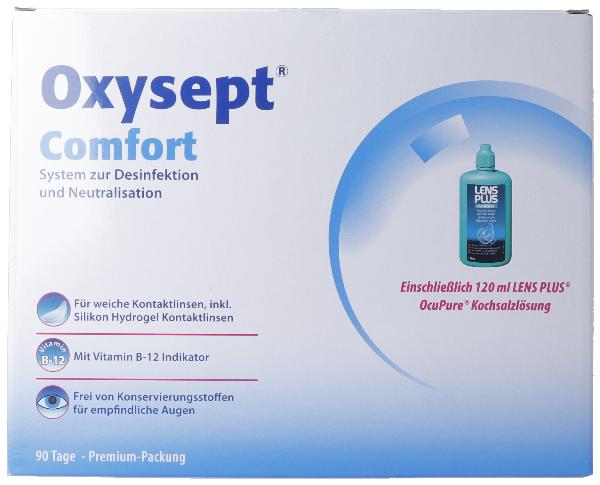 Oxysept Comfort sol + Lpop 3 x 300 ml