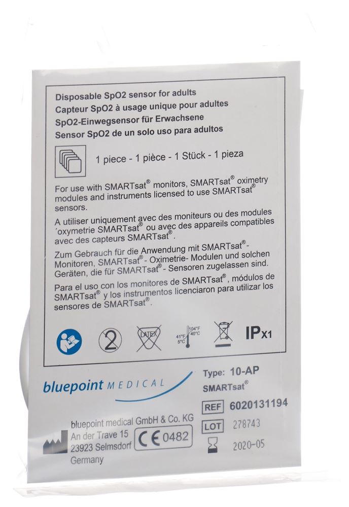 Image of OxyTrue Einweg-Pflaster-Sensoren für Erwachsene SMARTsat