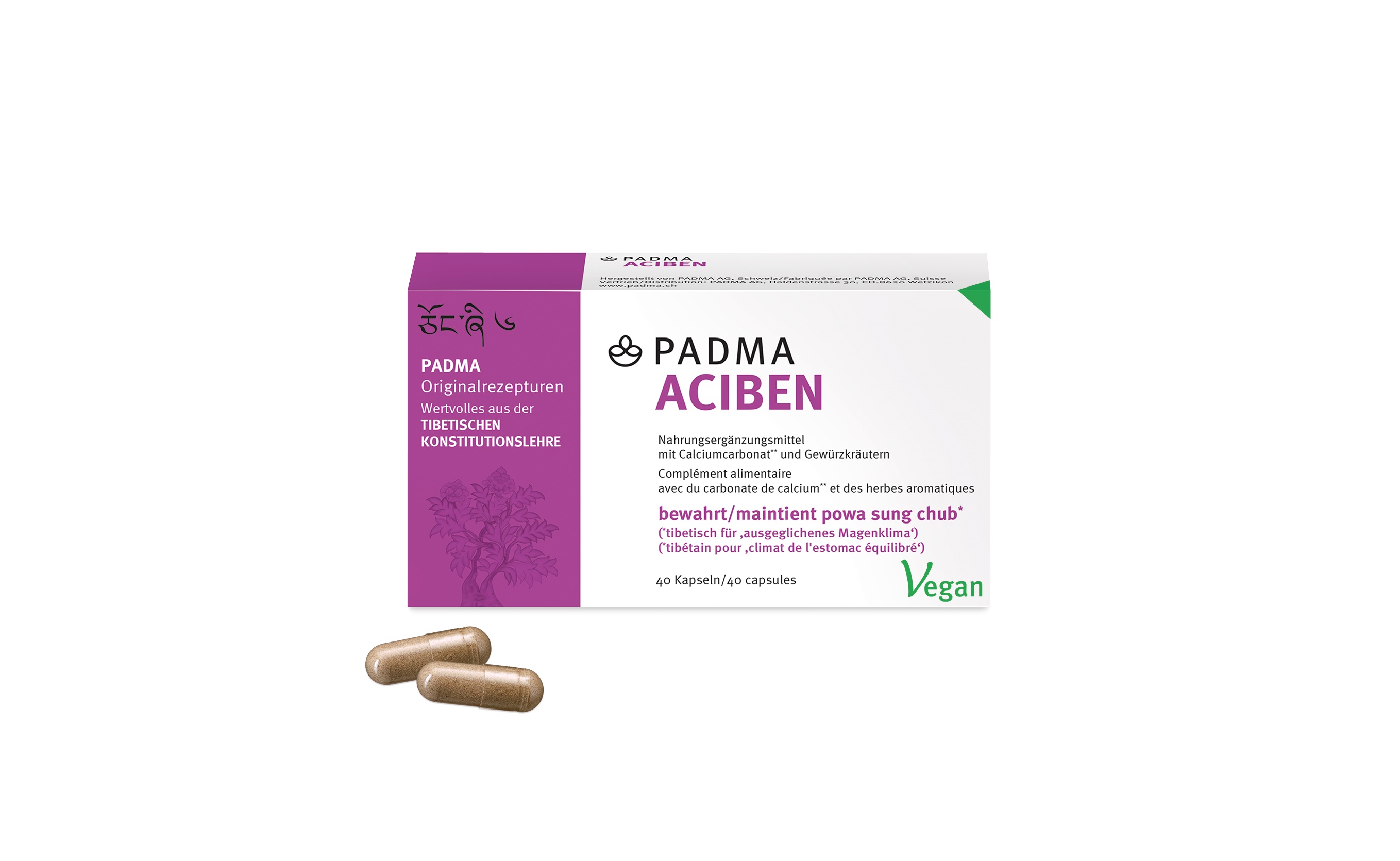 Image of Padma Aciben Kaps 40 Stk