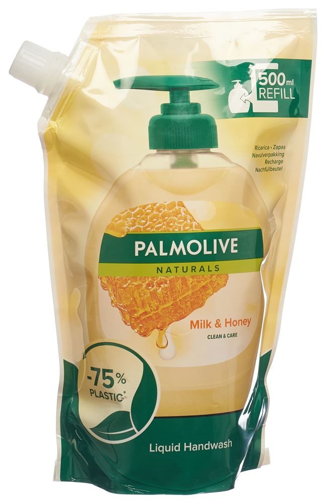Palmolive Savon liquide Lait et Miel refill sach 500 ml