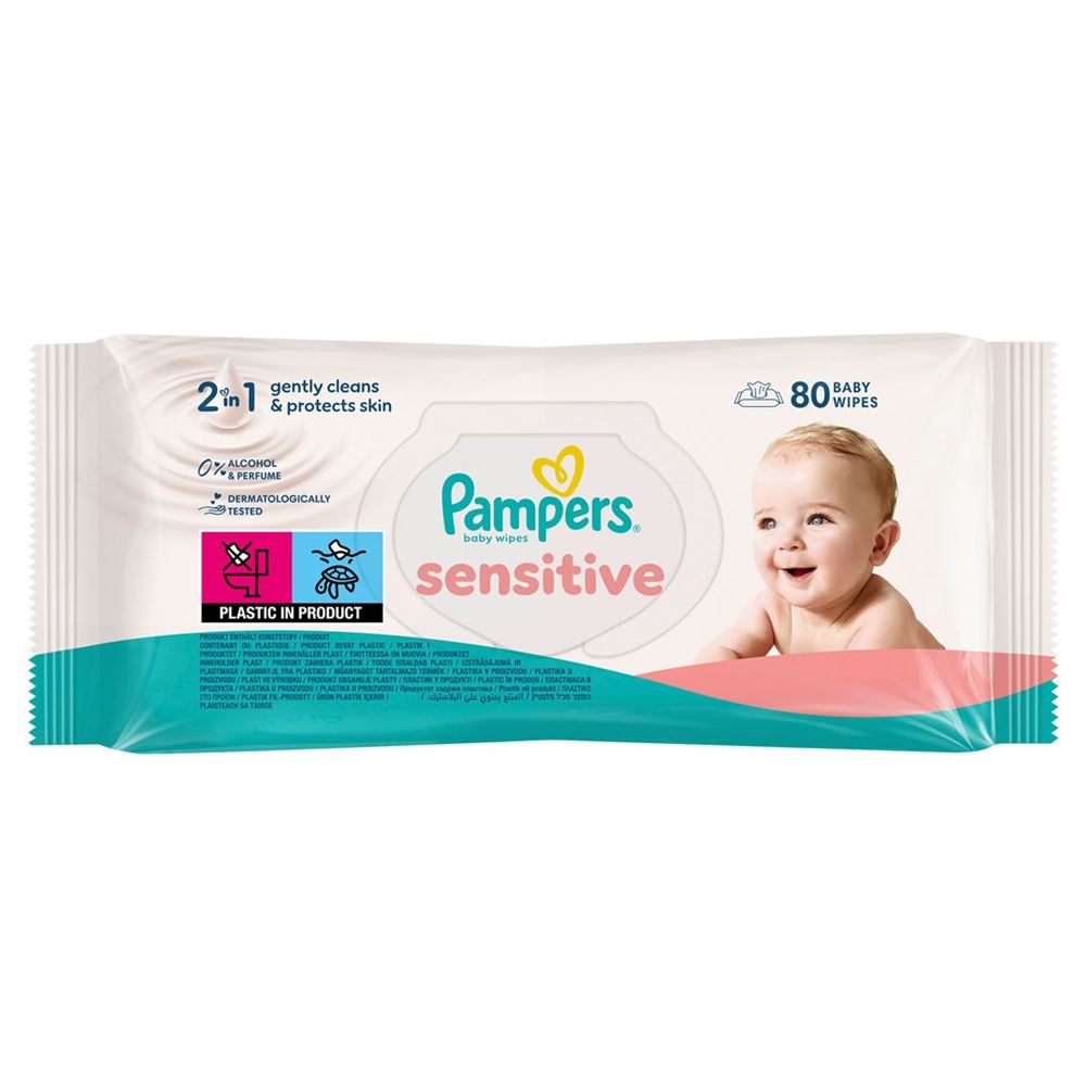 Pampers Feuchte Tücher Sensitive 80 Stk