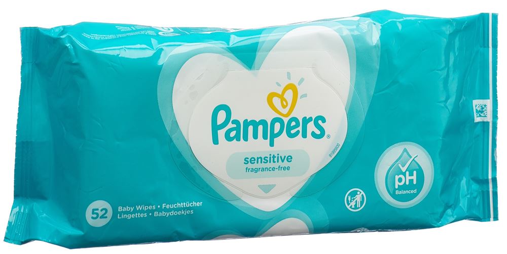 Pampers salviette umide Sensitive 52 pezzi