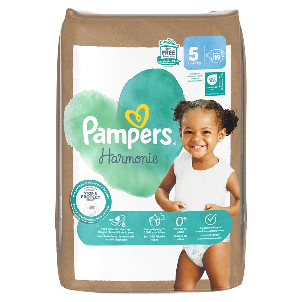 Image of Pampers Harmonie Gr5 11-16kg Single Pack 19 Stk