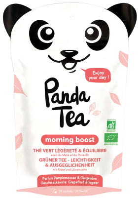 Panda Tea thé vert morning boost légèreté & équilibre sach 28 pce