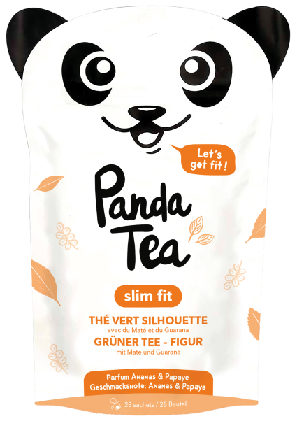 Panda Tea thé vert slim fit silhouette sach 28 pce