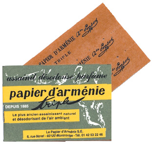 Papier Armenie Blätter 12 Stk | Vanilleartiger Duft | Raumdüfte | Haushaltsbedarf | Wohnambiente