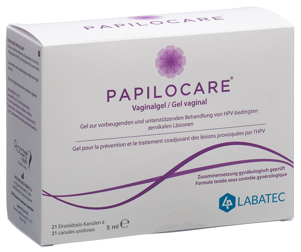 Image of Papilocare Vaginalgel 21 x 5 ml