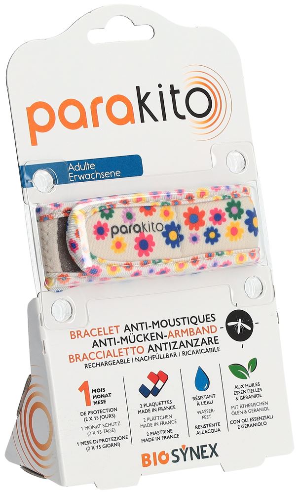 Parakito bracelet adulte Fun fleur