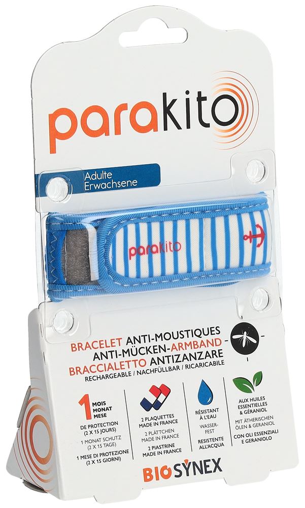 Parakito bracelet adulte graphic marin