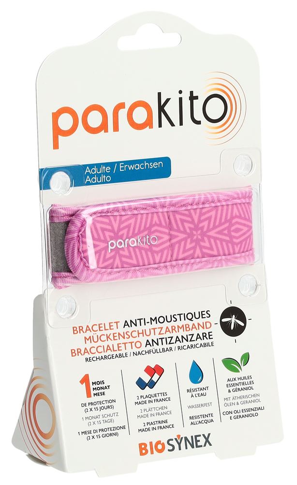 Parakito bracelet adulte graphic violet
