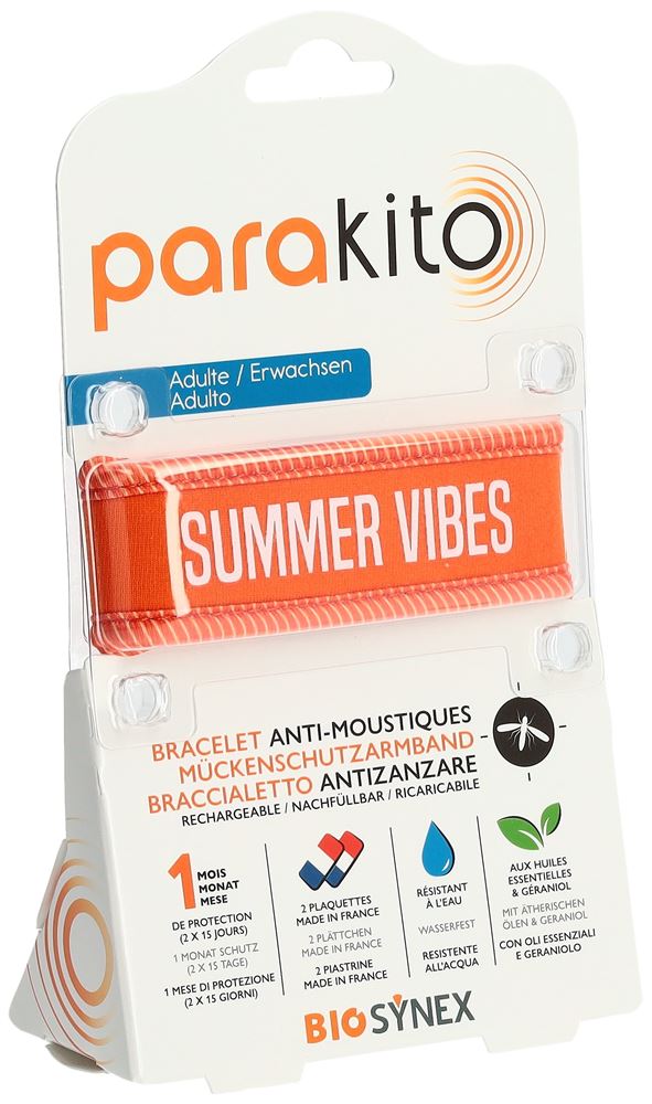 Parakito bracelet adulte Summer Vibes orange