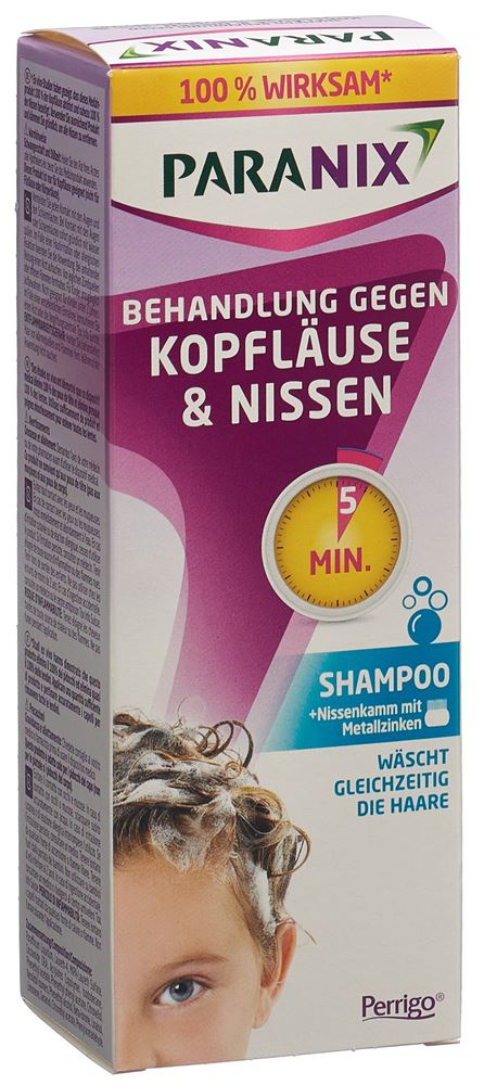 Paranix Shampoo 5 Minuten 200 ml + Kamm