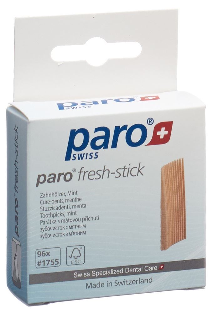 paro Fresh Sticks Zahnhölzer mittel Mint 96 Stk