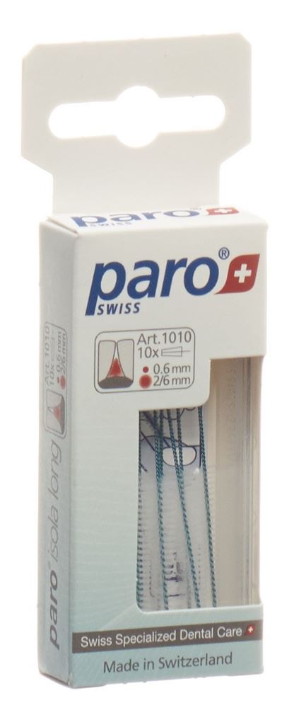 Image of paro Isola Long 2/6mm x-fein blau konisch 10 Stk